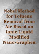 Nobel Method for Toluene Removal from Air Based on Ionic Liquid Modified Nano-Graphen