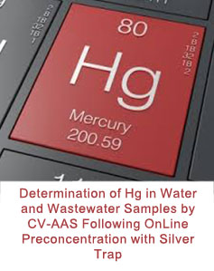 Determination of Hg in Water and Wastewater Samples by CV-AAS Following OnLine Preconcentration with Silver Trap
