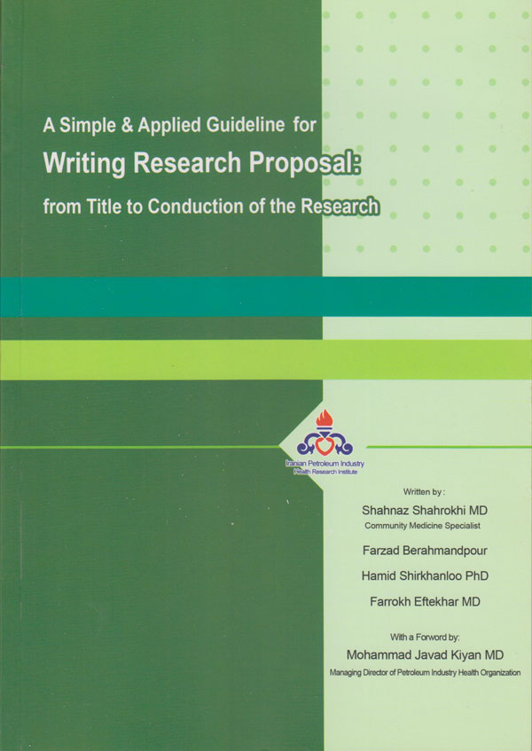writing research proposal: from Title to Conduction of the Research